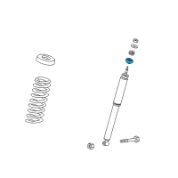 OEM 2008 Chrysler Crossfire GROMMET-Shock ABSORBER Diagram - 5101369AA