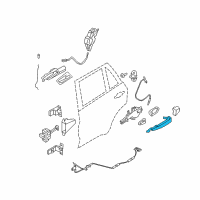 OEM BMW X6 Door Handle, Right Diagram - 51-22-7-207-568