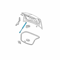 OEM Chevrolet Malibu Support Strut Diagram - 15825422