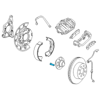 OEM 2013 GMC Savana 3500 Wheel Stud Diagram - 11571093