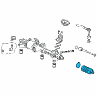 OEM 2016 Acura MDX Dust Seal Set Diagram - 53537-TZ5-A01