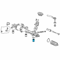 OEM 2020 Acura MDX Bushing Diagram - 53686-TZ5-A01