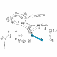 OEM 1995 BMW 740iL Left Wishbone Diagram - 31-12-1-142-087