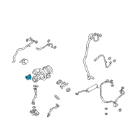 OEM 2010 BMW 750i xDrive Turbocharger Wastegate Actuator Diagram - 11-65-7-602-293