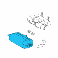 OEM 2000 Dodge Ram 3500 Van Fuel Tank Diagram - 52128014AB