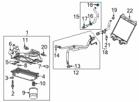 OEM Chevrolet Inlet Hose Clamp Diagram - 11603171