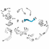 OEM 2022 Hyundai Ioniq Pipe Assembly-EGR Diagram - 28420-03HA0