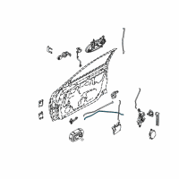 OEM Nissan Altima Cable-Front Door Inside Handle Diagram - 80506-8J000