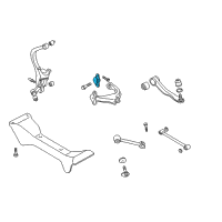 OEM 2003 Hyundai XG350 Arm Assembly-Rear Upper, LH Diagram - 55110-38000