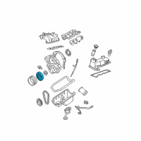 OEM 2005 Ford Ranger Pulley Diagram - F2TZ-6A312-A