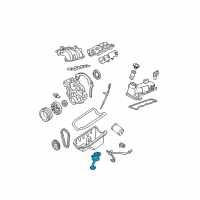 OEM 1999 Ford Ranger Oil Pump Diagram - 5L5Z-6600-AA