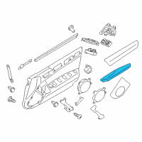 OEM 2018 Toyota 86 Armrest Diagram - SU003-06749