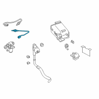 OEM 2015 Nissan 370Z Heated Oxygen Sensor, Rear Diagram - 226A0-1KC0A