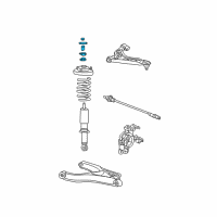 OEM Ford Explorer Insulator Diagram - 2L2Z-18198-BA