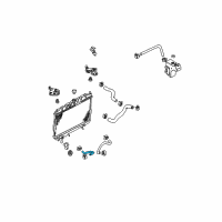 OEM 2004 Nissan Sentra Hose-Auto Transmission Oil Cooler Diagram - 21632-6M100