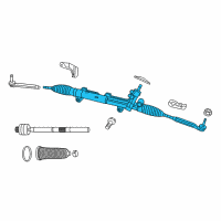OEM 2019 Dodge Charger Rack And Pinion Gear Diagram - 4584572AF