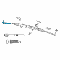 OEM 2011 Dodge Charger Tie Rod-Outer Diagram - 68156902AA
