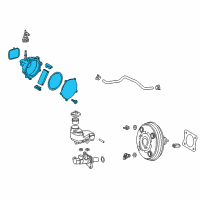 OEM Lexus Pump Assembly, Vacuum Diagram - 29300-F0011