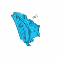 OEM 2019 Lexus LC500h Lamp Assembly, Front Turn Signal Diagram - 81510-11040