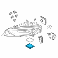 OEM BMW i8 Control Unit, Turn Indicator Diagram - 63-11-7-361-401