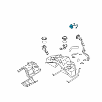 OEM 2010 Infiniti G37 Coupe/Convertible Gas Cap Diagram - 17251-JL60A