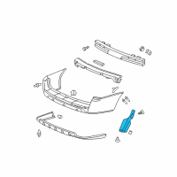 OEM 2008 Chevrolet Uplander Splash Shield Diagram - 15773641