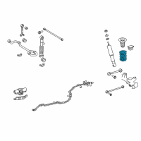 OEM 2013 Toyota 4Runner Coil Spring Diagram - 48231-35340