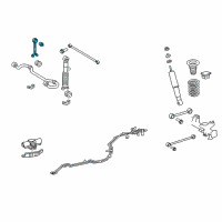 OEM 2018 Toyota 4Runner Stabilizer Link Diagram - 48830-60060