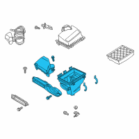 OEM Lincoln Lower Housing Diagram - DP5Z-9A600-D