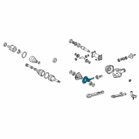 OEM 2013 Lexus GX460 Final Gear Kit,Differential Diagram - 41201-80195