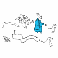 OEM Jeep Compass CANISTER-Vapor Diagram - 52029920AA