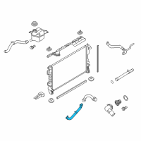 OEM 2019 Ford Flex Lower Hose Diagram - AA5Z-8286-C