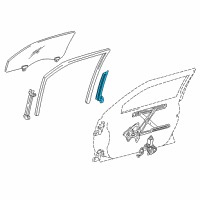 OEM 2008 Lexus GS350 Frame Sub-Assy, Front Door, Rear Lower LH Diagram - 67404-30180