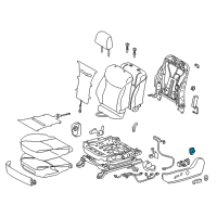 OEM 2015 Toyota Prius Lumbar Switch Diagram - 84920-60090-B3