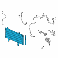 OEM 2019 Honda Accord Condenser Assy. Diagram - 80100-TVA-A01