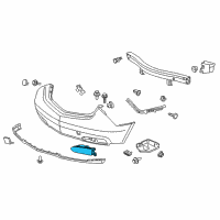 OEM 2010 Acura ZDX Light Assembly, Right Rear Diagram - 34400-SZN-A01