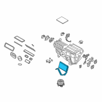 OEM 2015 Ford Fusion Heater Core Diagram - DG9Z-18476-A