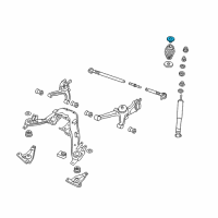 OEM Cadillac Catera Bumper, Rear Suspension Jounce Diagram - 90250800