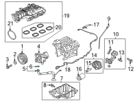 OEM 2021 Ford F-150 Inlet Tube Gasket Diagram - HL3Z-6626-A