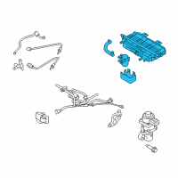 OEM 2012 Ford Fusion Vapor Canister Diagram - AE5Z-9D653-G