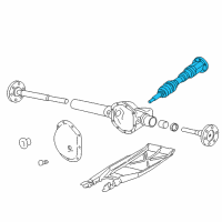 OEM 2003 Dodge Durango Axle Half Shaft Diagram - RL072214AA