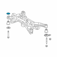 OEM Toyota RAV4 Prime Suspension Crossmember Cushion Diagram - 52281-0R010