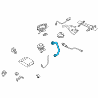 OEM 2000 Nissan Quest EGR - Tube Diagram - 14725-7B505