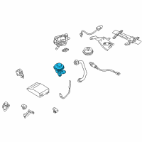 OEM 2000 Nissan Quest Exhaust Gas RECIRCULATION Valve Diagram - 14710-7B001