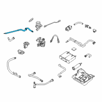 OEM Lincoln Hose Diagram - 5W1Z-9K318-AA