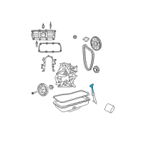 OEM Dodge Caravan Indicator-Engine Oil Level Diagram - 4666139AA