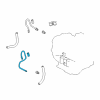 OEM 2003 Lexus ES300 Tube, Oil Cooler Outlet, NO.1 Diagram - 32922-33090