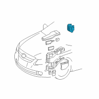 OEM 2011 Toyota Avalon Transmission Controller Diagram - 89530-07050