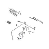 OEM 2000 Toyota Corolla Washer Pump Packing Diagram - 85365-02010