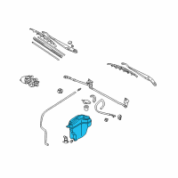 OEM 2002 Toyota Corolla Washer Reservoir Diagram - 85315-02030